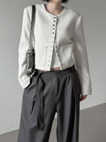 Mative Snap Tweed Jacket