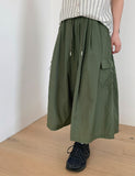 Papolo Nylon Cargo Bermuda Pants