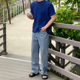 Het Twist Short Sleeve Knit