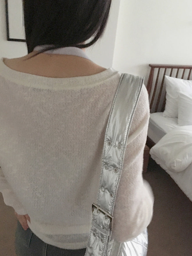 【WONDER WONDER】Parnell Eyelet Padded Shoulder Cross Bag WONDER WONDER (ワンダーワンダー) - パーネルアイレットダウン