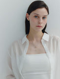 Souvni Silver (C) Twist Necklace S