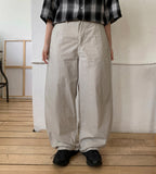 Nendi Summer Wide Cotton Pants