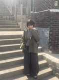 [unisex] Kuniki Hood Over Short Field Jacket