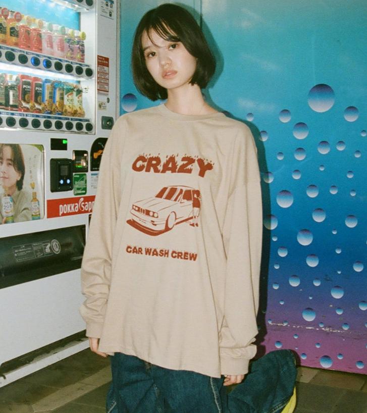 【Crazy Car Wash Crew】23SS★ OLD CAR T-SHIRTS Crazy Car Wash Crew】23SS☆ OLD CAR T-SHIRTS (Crazy Car Wash