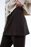 Ruffie Skirt Brushed Trousers