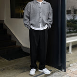 Uni Collar Knit Cardigan