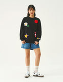 [UNISEX]Multi Printing Sweatshirt