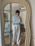 Parry stripe short sleeves shirt