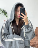 Herion Double Track Hooded Zip-up