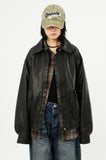 Clair vegan leather over jumper