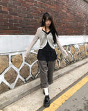 Teden Lace Linen Button Cardigan