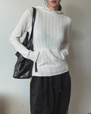 Shane Ribbed Studded Hoodie