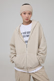 Winty Pigment Zip-Up Hoodie