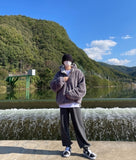 Hoodie silky fur jacket