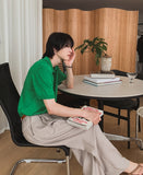 Biel Summer Linen Collar Half Cardigan