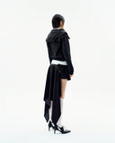 Paneled Crop Shell Jacket