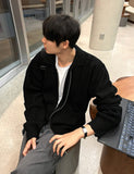 Two-way collar cardigan