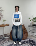 Dion's Printed Long Sleeve T-Shirt