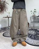 Kubi Wave Curved Cotton Pants