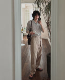 Coachit belt wide pants