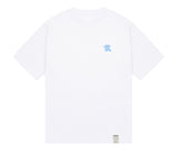 Small Blue Painting Bear Smile Short Sleeve Tee