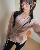 Lajeun Low Rise Slit Cotton Bootcut Pants