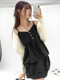 fruit lace sleeveless top