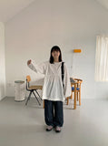 Kotsumi Pintuck Button Blouse