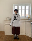 [unisex] Gineu Snap Button Bermuda Banding Pants