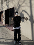 Shirring Street Polyester Pants