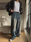 Dean Tiger Balloon Denim Pants