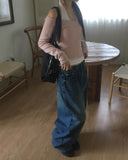 Philan Nylon Stud Big Shoulder Bag