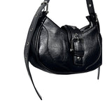 Front buckle eyelet bag