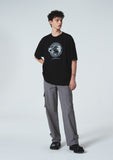 HEM BUTTON UTILITY CARGO NYLON PANTS