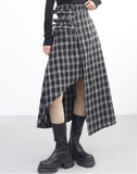 Noble Check Ankle Skirt