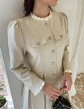 Cren Shirring Pleats Mini One Piece