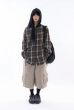 Big free cargo half pants