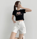 Pocket Cargo Feminine Cotton Shorts