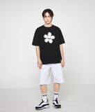 Silhouette Flower Smile Short Sleeve Tee