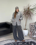Eldin Hairy Knit Zip-Up