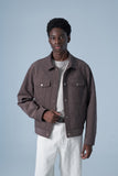 Standard suede trucker jacket