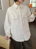 Tocho Pintuck Pocket Shirt