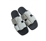 Monk Cowhide Handmade Slippers