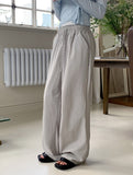Bencho Cool Nylon Refrigerator Chalang Banding Long Wide Pants