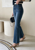 Remoman Span Bootcut Denim Pants