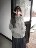 Zefu Pigment Washing Hooded Jacket