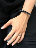 twist leather bracelet
