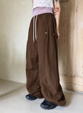 Toder Side Snap Button Nylon Two-Way Pants