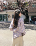 Hani Summer Loose Fit Check Shirt
