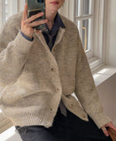 Tonal Harmony Wool Cardigan